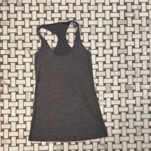 lululemon athletica Charcoal Racerback Tank Top
